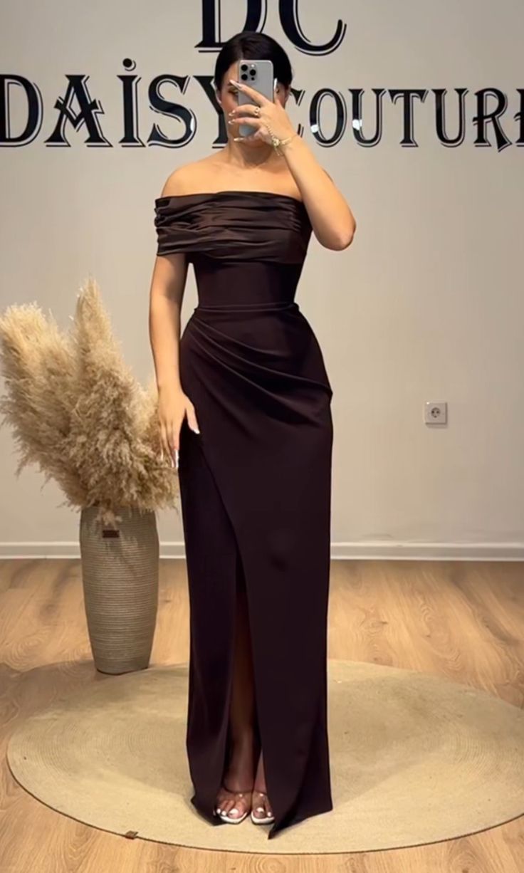 Brown Formal Dress